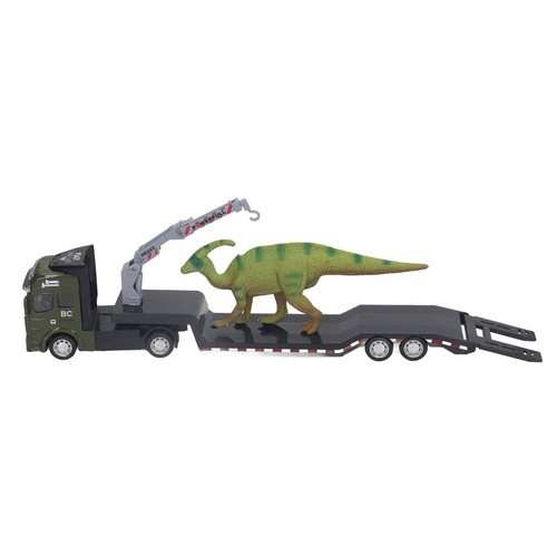 Alloy dinosaur flatbed - alloy,