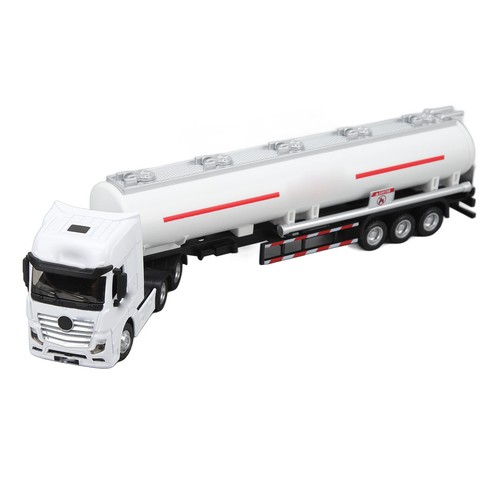 White oil tanker truck 50 - oil, 1:50