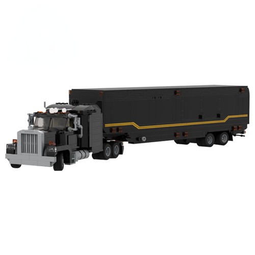 Moc semi truck and - moc, trailer