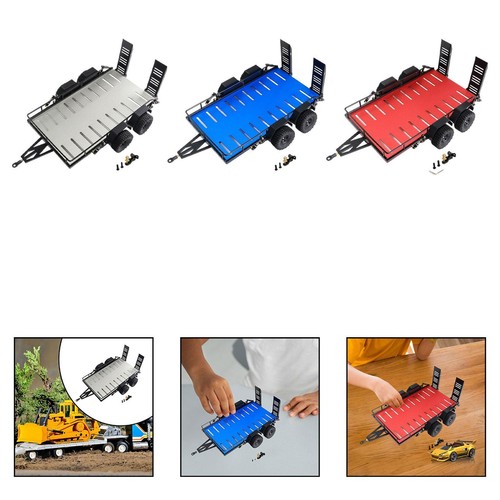 Metal trailer toy - toy, truck
