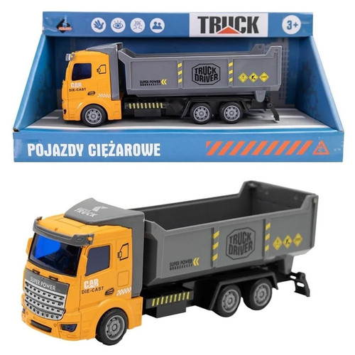 Truck with dump trailer - dump,