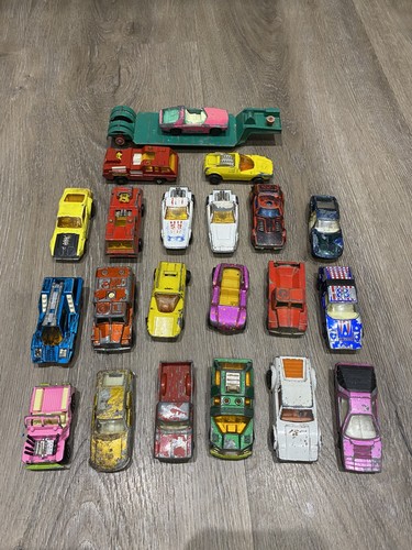 Matchbox toy car truck - car, trailer