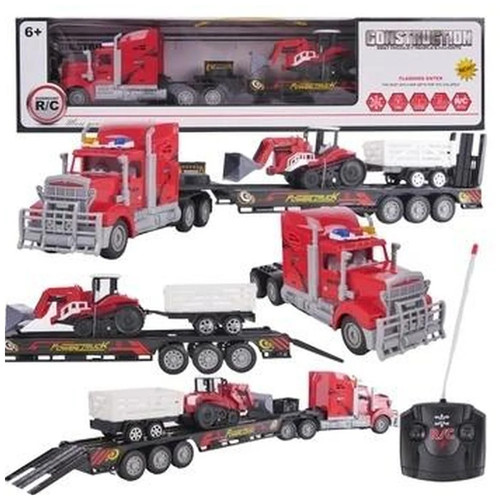 Truck with tractor and trailer - and,