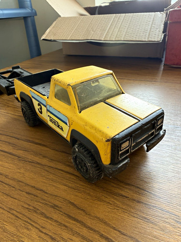 Tonka mighty yellow pickup - tonka,