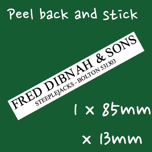 Tonka fred dibnah - fred, &