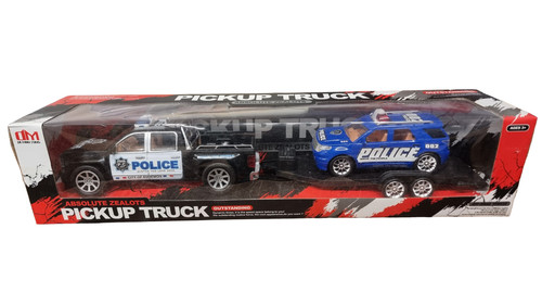 Police pickup truck - toy, set