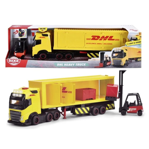 City truck with - with, trailer