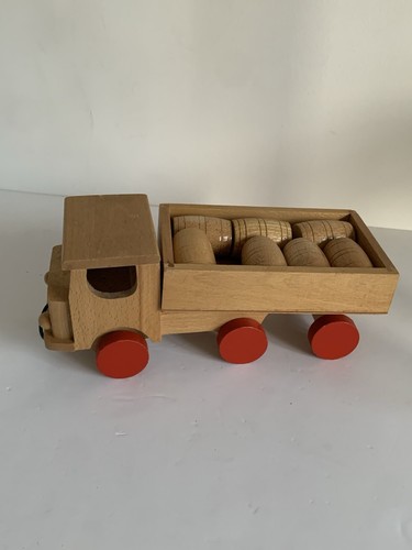 Vintage wooden truck trailer - wooden,